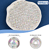 Eco-Friendly Transparent Acrylic Beads OACR-PA0001-30B-02-2