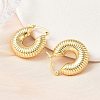 Brass Stud Earrings for Women KK-CBAD851-07G-3