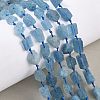 Raw Rough Natural Aquamarine Beads Strands G-D101-A05-02-1