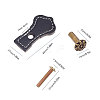 PU Leather Drawer Handles FIND-WH0052-49B-2