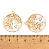 Rack Plating Alloy Enamel Pendants LS-FIND-A040-07A-04G-3