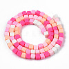 Handmade Polymer Clay Beads Strands X-CLAY-N008-061-09-2