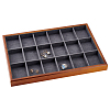 Cuboid Wood Jewelry Display Trays ODIS-WH0050-09B-1