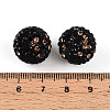 Polymer Clay Pave Rhinestone Beads RB-T018-01I-3
