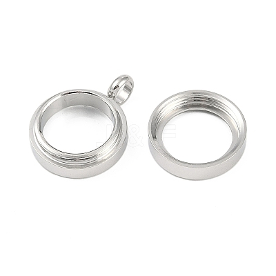304 Stainless Stee Locket Pendants STAS-S132-16P-01-1