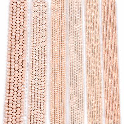 Electroplate Glass Beads Strands LS-EGLA-A044-P3mm-A05-1