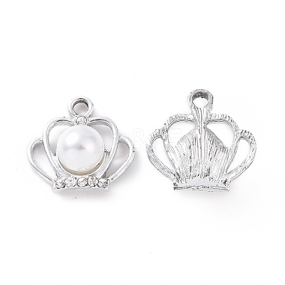 Alloy Crystal Rhinestone Pendants ALRI-C008-25P-1