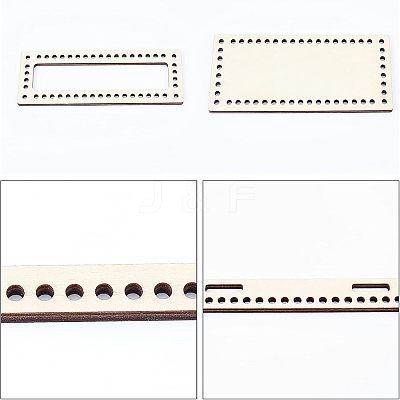 Poplar Wooden Basket Bottoms DIY-WH0184-19-1