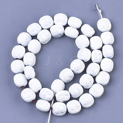 Spray Painted Non-magnetic Synthetic Hematite Beads Strands G-T116-29-16-1