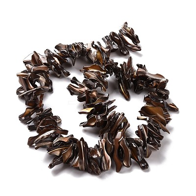 Natural Trochid Shell Beads Strands SSHEL-G023-05A-1