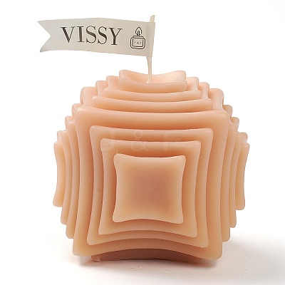 Cube Shaped Aromatherapy Smokeless Candles DIY-B004-B04-1