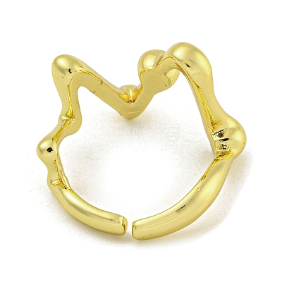 Brass Cuff Rings for Women LS-RJEW-E294-05G-03-1