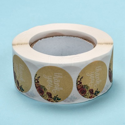 1 Inch Thank You Roll Stickers DIY-E023-07N-1