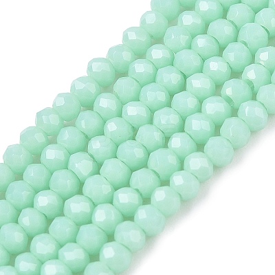 Opaque Solid Color Imitation Jade Glass Beads Strands LS-EGLA-A044-P1mm-D14-1