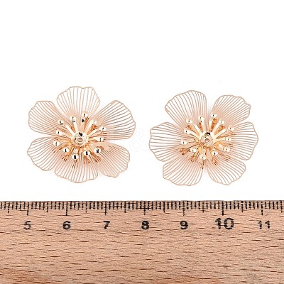 Brass Bead Caps KK-N278-02KCG-1