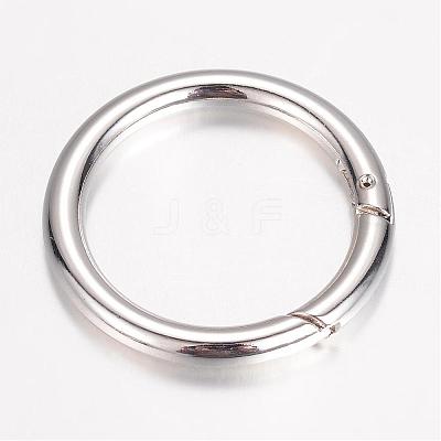 Alloy Spring Gate Rings PALLOY-D348-22P-1