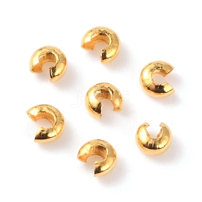 304 Stainless Steel Crimp Beads Cover X-STAS-WH0017-024A-1