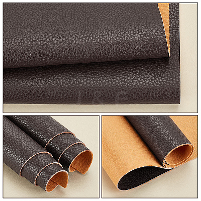 Rectangle PU Leather Fabric DIY-WH0349-324B-1