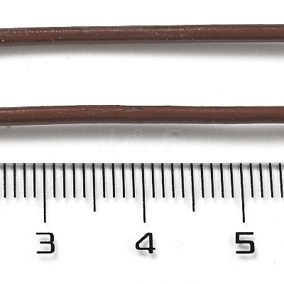 (Defective Closeout Sale: Leaterh Peeling) Cowhide Leather Cord WL-XCP0001-17-1