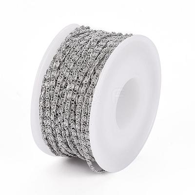 Tarnish Resistant 304 Stainless Steel Lumachina Chains CHS-H007-28P-1