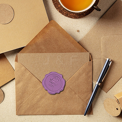 25Pcs Adhesive Wax Seal Stickers DIY-CP0009-11B-09-1