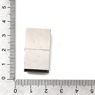 304 Stainless Steel Magnetic Clasps STAS-D382-06B-P-1