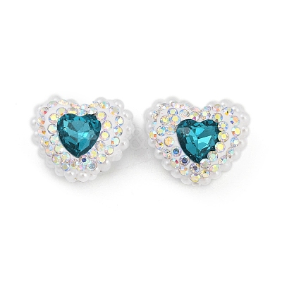 Polymer Clay Glass Rhinestone Beads CLAY-NH0001-13-1