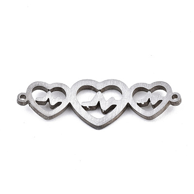 Tarnish Resistant 304 Stainless Steel Link Connectors STAS-T059-02P-1