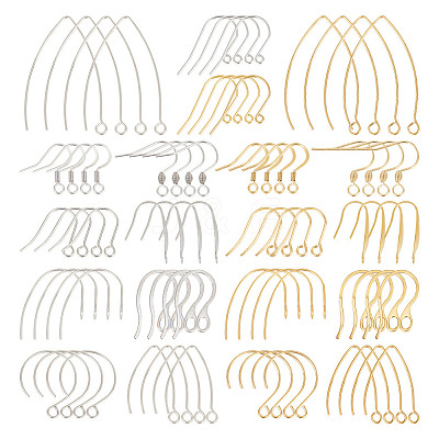 304 Stainless Steel Earring Hooks STAS-UN0002-70-1