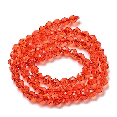 Transparent Glass Beads Strands GLAA-A014-03C-1