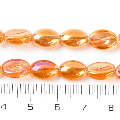 Electroplate Glass Beads Strands EGLA-B005-01A-FR01-1