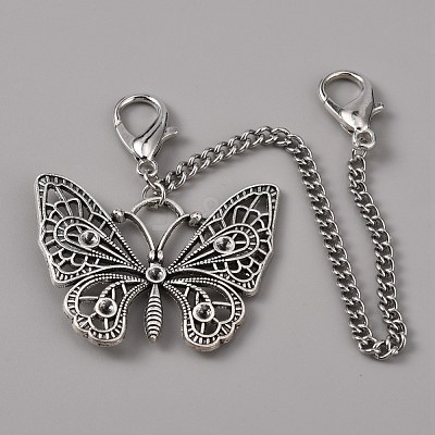 Zinc Alloy Shoe Curb Chains FIND-WH0114-64B-1