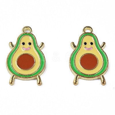 Alloy Enamel Pendants ENAM-N059-47-1