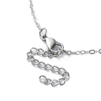 304 Stainless Steel Macrame Pouch Empty Stone Holder for Pendant Necklaces Making NJEW-JN04384-01-1