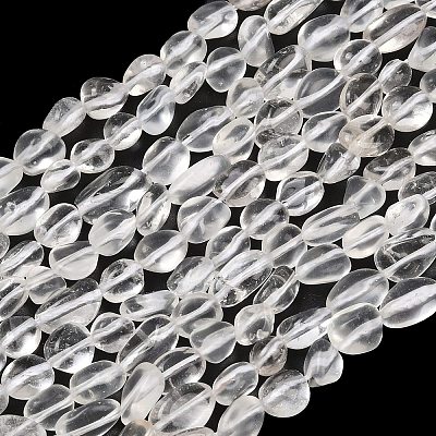 Natural Quartz Crystal Beads Strands G-K395-B01-01-1