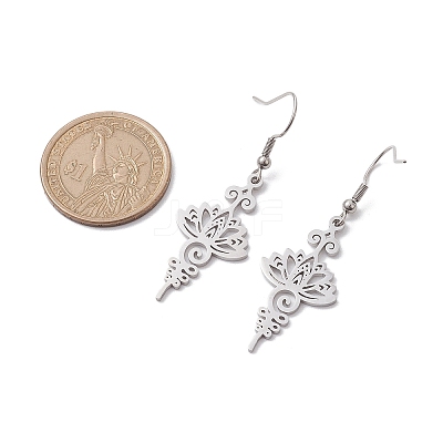 Tarnish Resistant Stainless Steel Dangel Earrings EJEW-JE05771-02-1