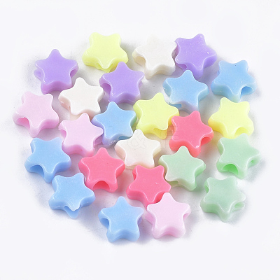 Opaque Acrylic Beads MACR-S296-62-1