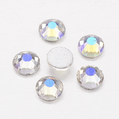 Glass Flat Back Rhinestone RGLA-C002-SS30-100-1