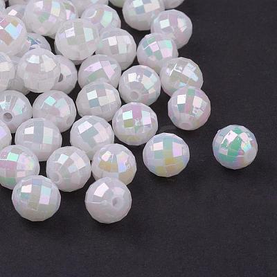 White AB color Plated Acrylic  X-PL421-1-1