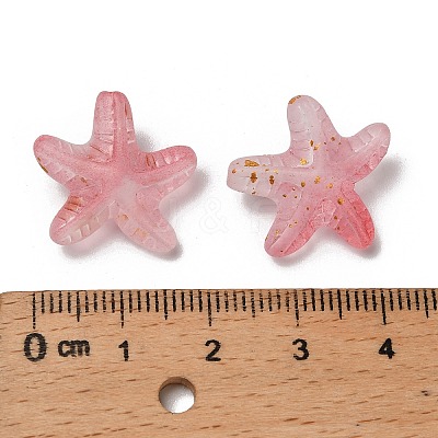 Opaque Acrylic Beads OACR-H056-02B-1