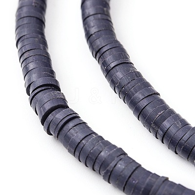 Handmade Polymer Clay Beads Strands LS-CLAY-R089-4mm-Q046-1