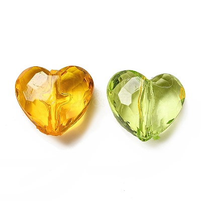 Transparent Acrylic Beads X-MACR-C014-01A-1