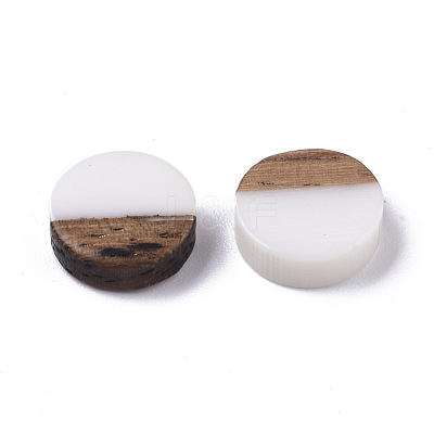 Resin & Wood Cabochons X-RESI-S358-70-H2-1