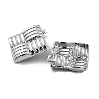 Non-Tarnish 304 Stainless Steel Stud Earrings EJEW-M233-12P-1