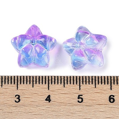 Transparent Spray Paint Glass Beads X1-GLAA-H035-02K-1