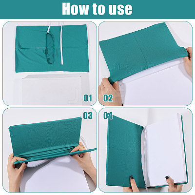 Polyester Book Cover LS-OFST-WH0004-144M-1