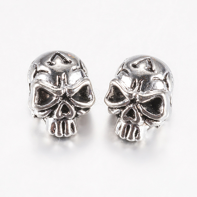 Tibetan Style Alloy Beads PALLOY-F200-11AS-1