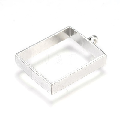 Alloy Open Back Bezel Big Pendants X-PALLOY-TAC0003-02P-1