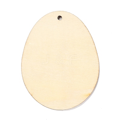DIY Crafts Easter Egg Shape Cutouts Pendants LS-AJEW-P087-B01-02-1