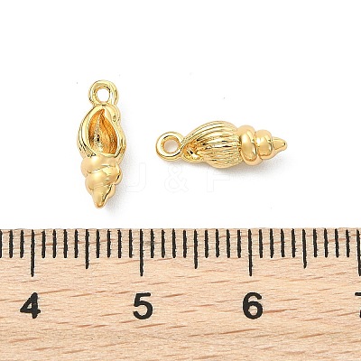 SHEGRACE Brass Shell Shape Charms XGR0171G-103G-1